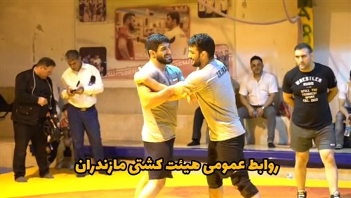 کلیپی از تمرینات تیم ملی کشتی آزاد بزرگسالان در شهر محمودآباد مازندران